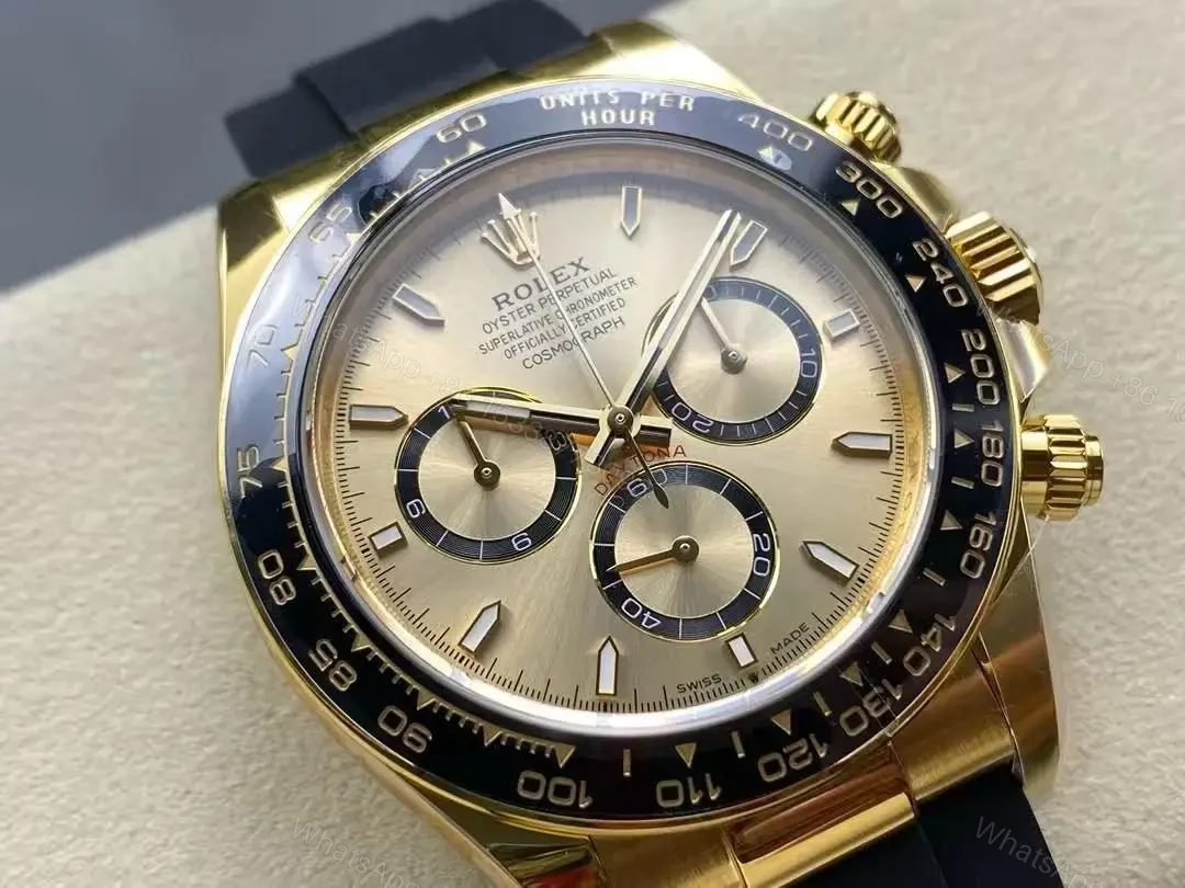 View 3 of Superclone Rolex Daytona Golden Dial 126518LN
