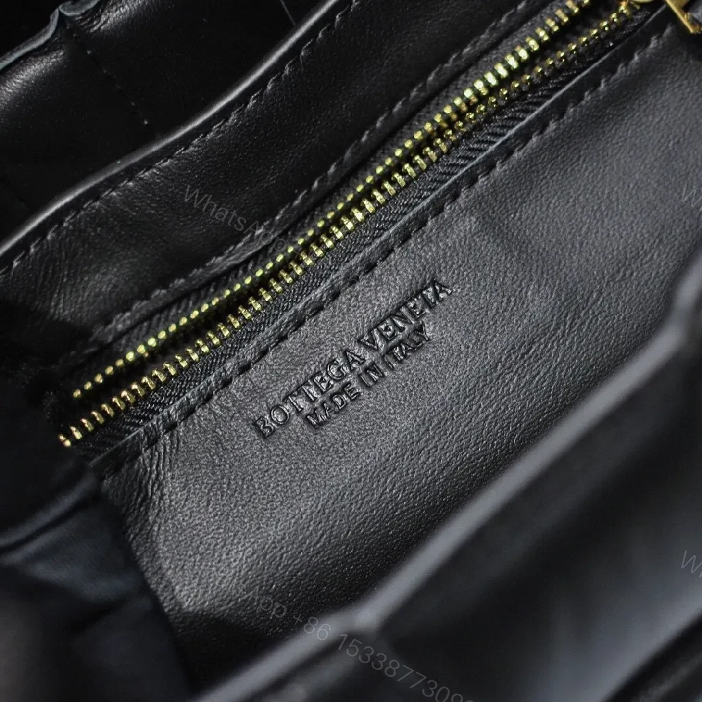 View 9 of Quilted Leather Mini Bag: Quiet Luxury, Black, Crossbody