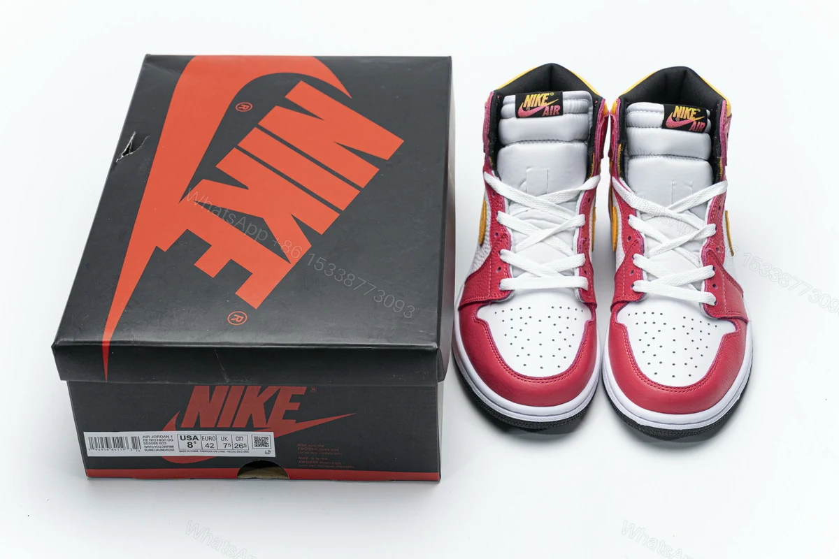 Air Jordan 1 High OG Light Fusion Red 555088-603 — view 2