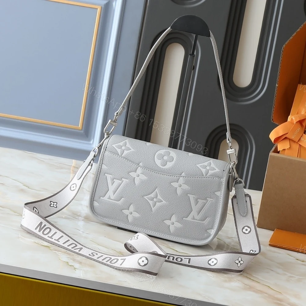 View 4 of LOUIS VUITTON DIANE MONOGRAM EMPREINTE BRUME AND QUARTZ 25CM M14214