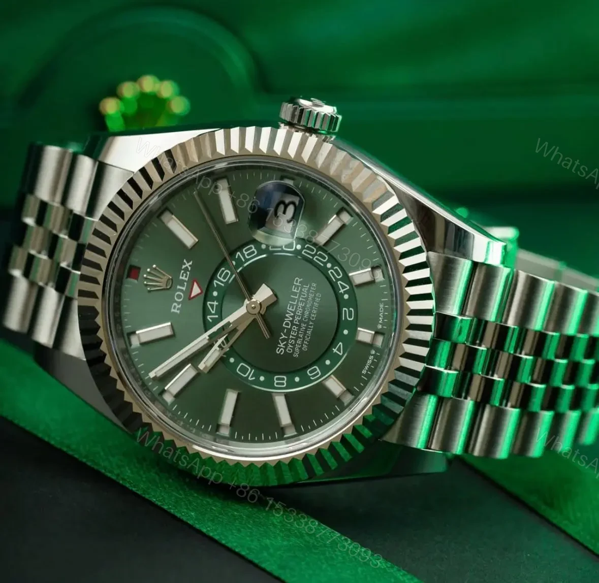 View 3 of Rolex Green Dial