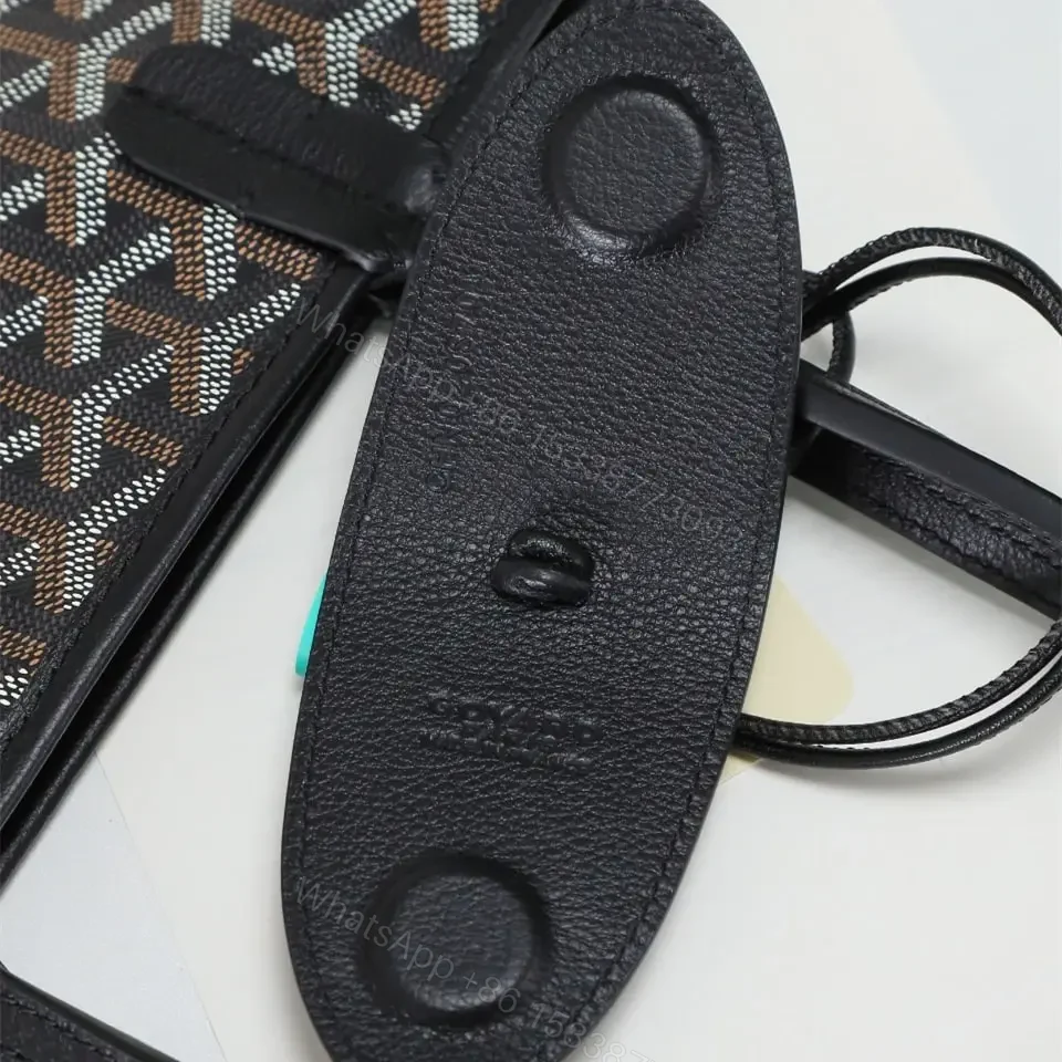 View 15 of 高仿Goyard*STLOUIP2滿印Tote手提袋黑色免檢版小號