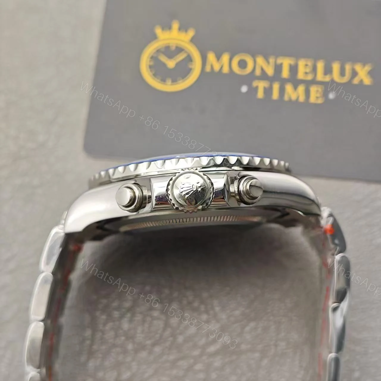 View 7 of Rolex Yachtmaster 2 – Silver Replica Watch