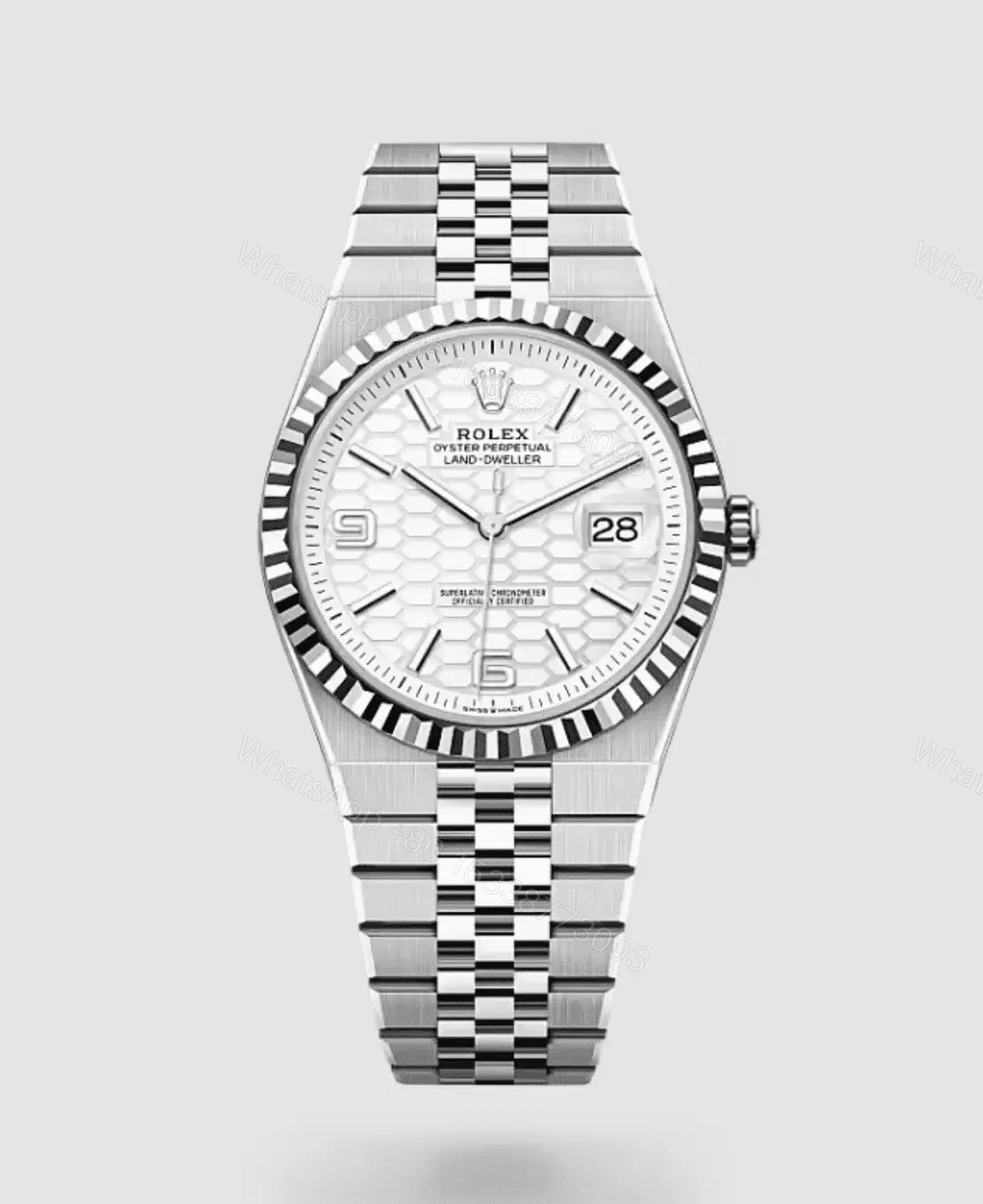 Replica Rolex Land Dweller 40 mm Oystersteel — view 1