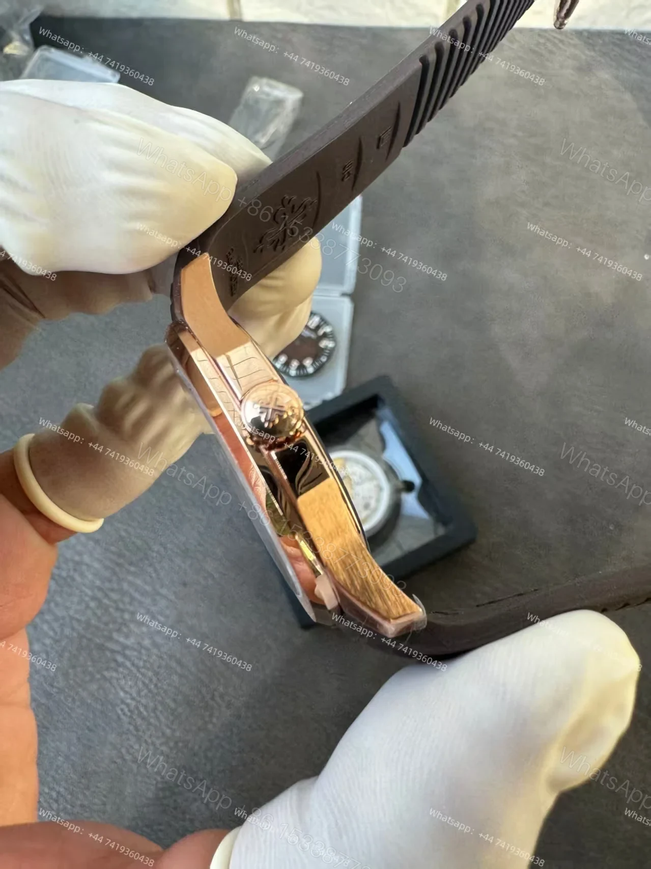 View 13 of Patek Super Clone Philippe Super Clone Aquanaut 5167R-001 Rose Gold 40MM