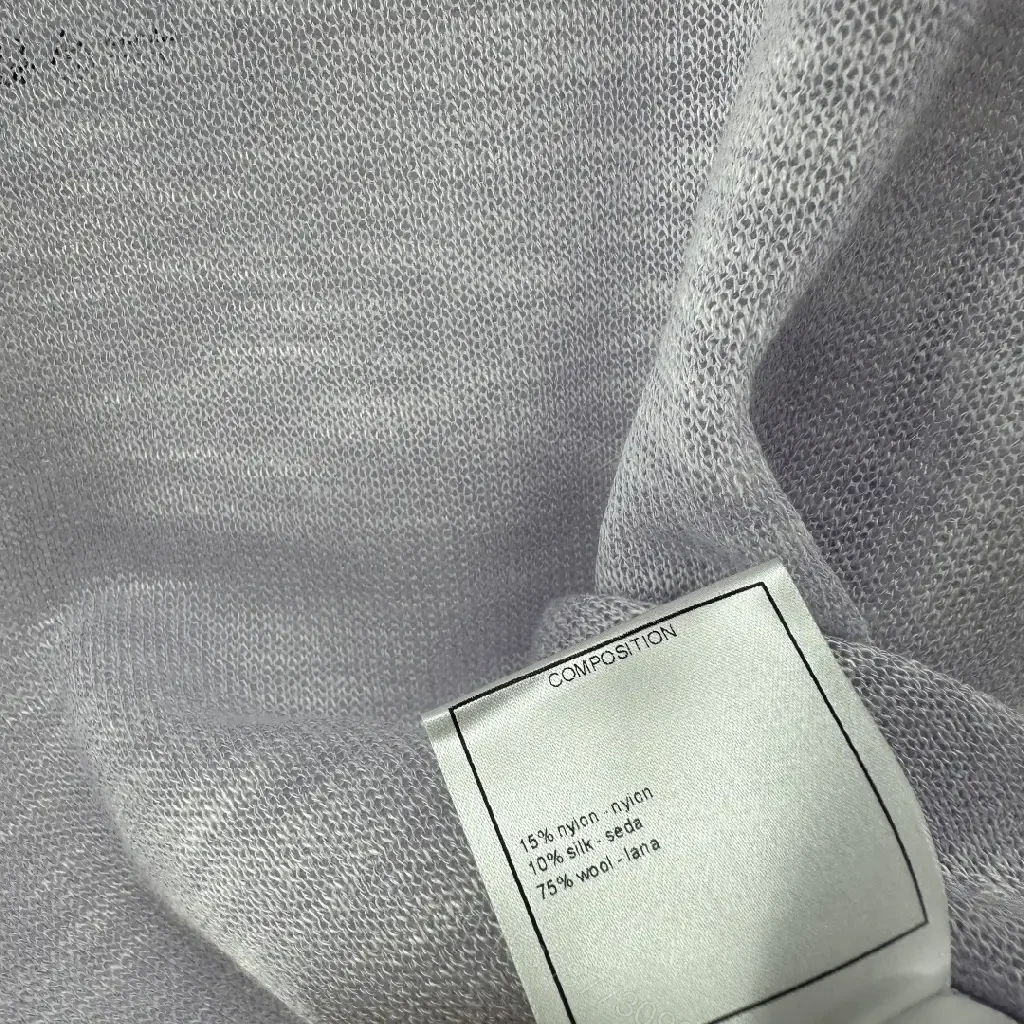 View 3 of Soft Rayon-Cotton Knit Top with Flounce Sleeve Details