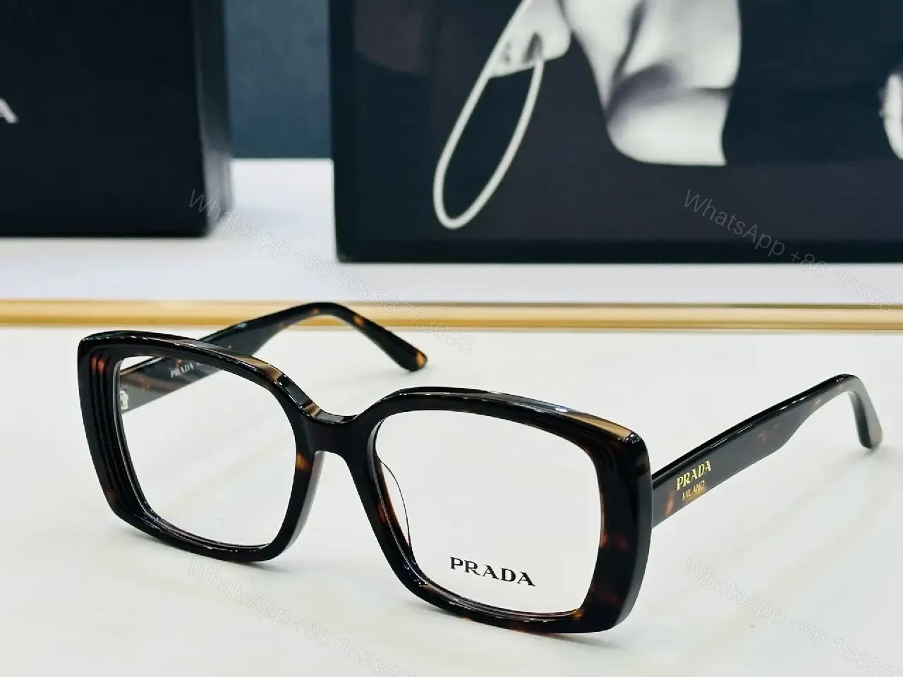 View 2 of Bold Black Acetate Square Sunglasses: Structured Luxury Eyewear