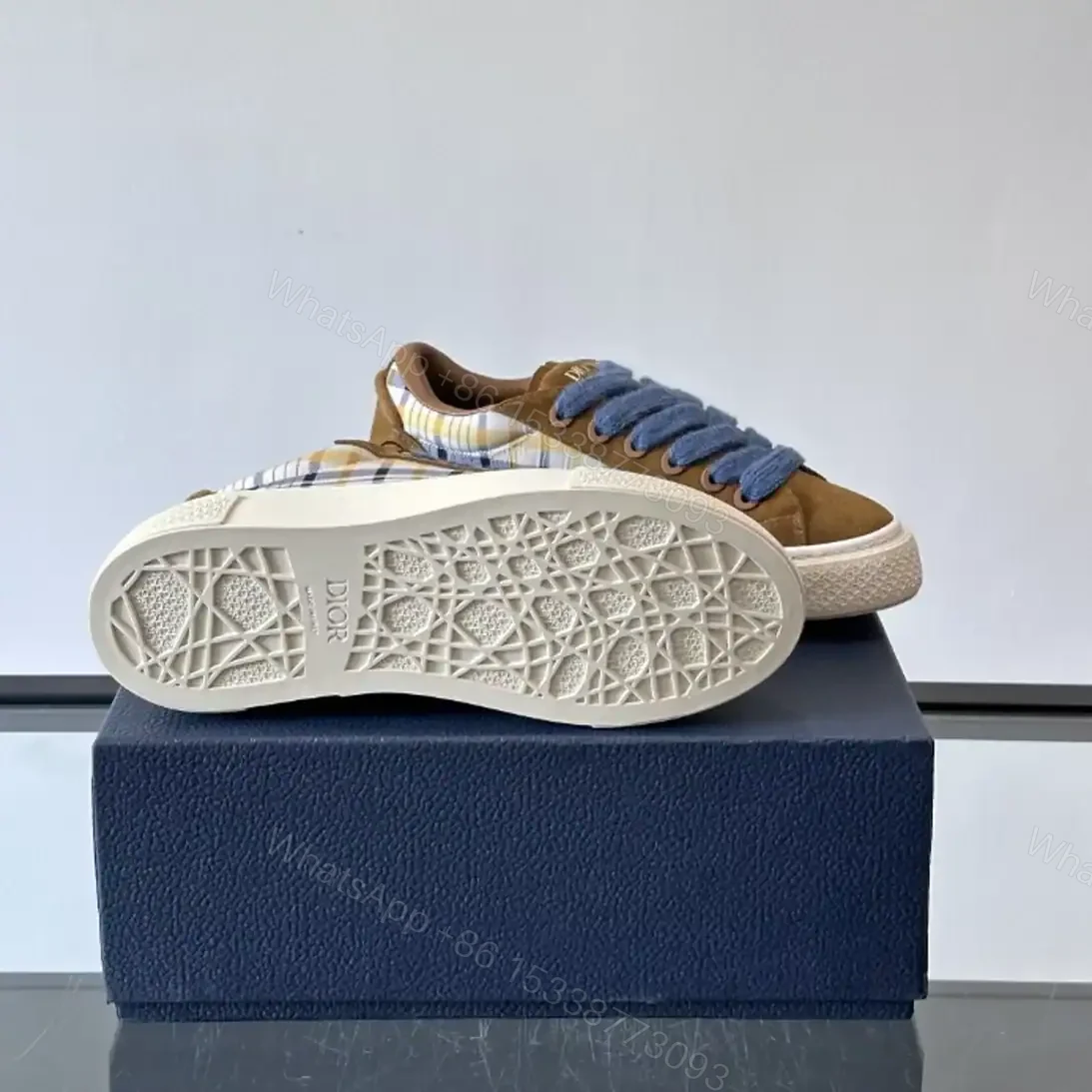 View 6 of DIOR B33 SPIN SNEAKERS IN BROWN – CD219