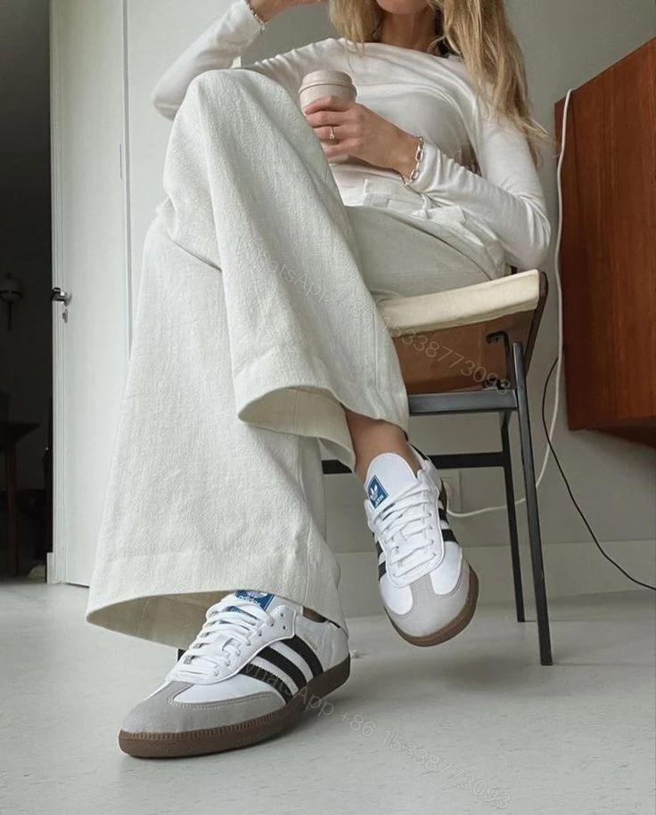 View 3 of ADIDAS ORIGINALS SAMBA BASIC WHITE