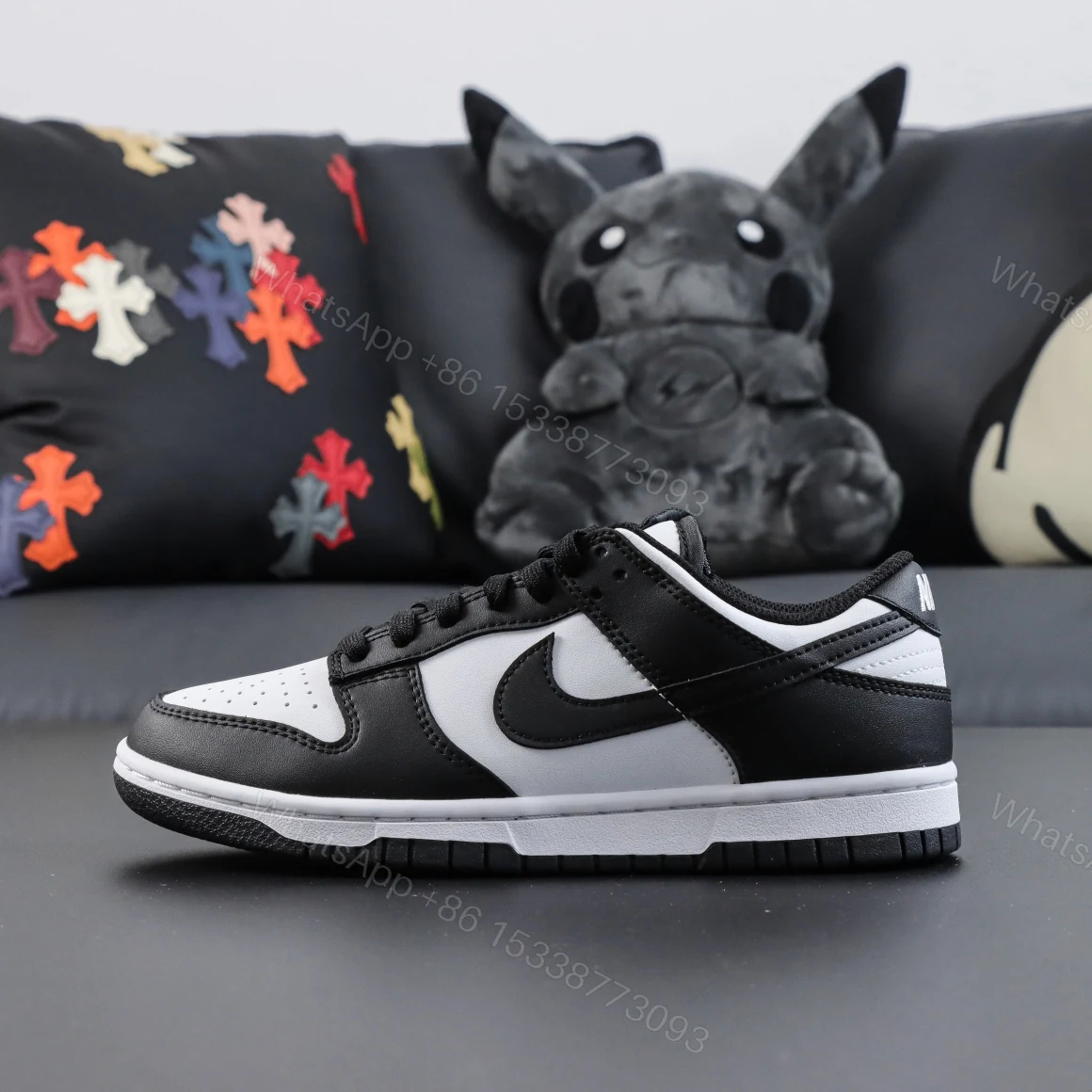 View 2 of Nike Dunk Low Retro White Black Panda Reps