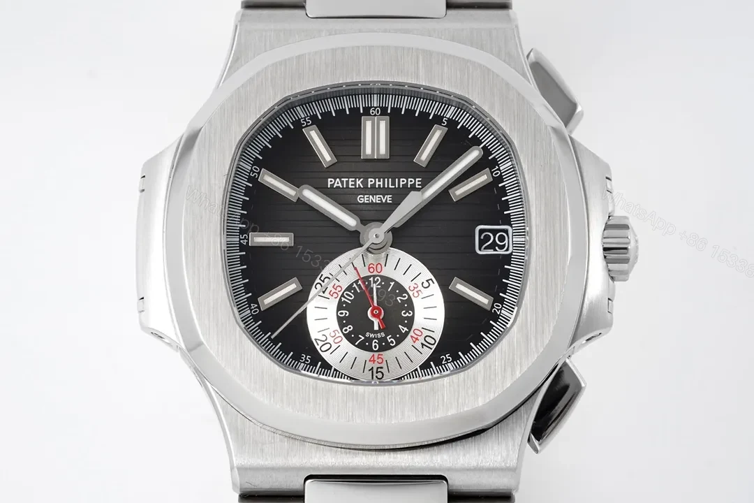 View 2 of Patek Philippe 5980 Silver Black Watch