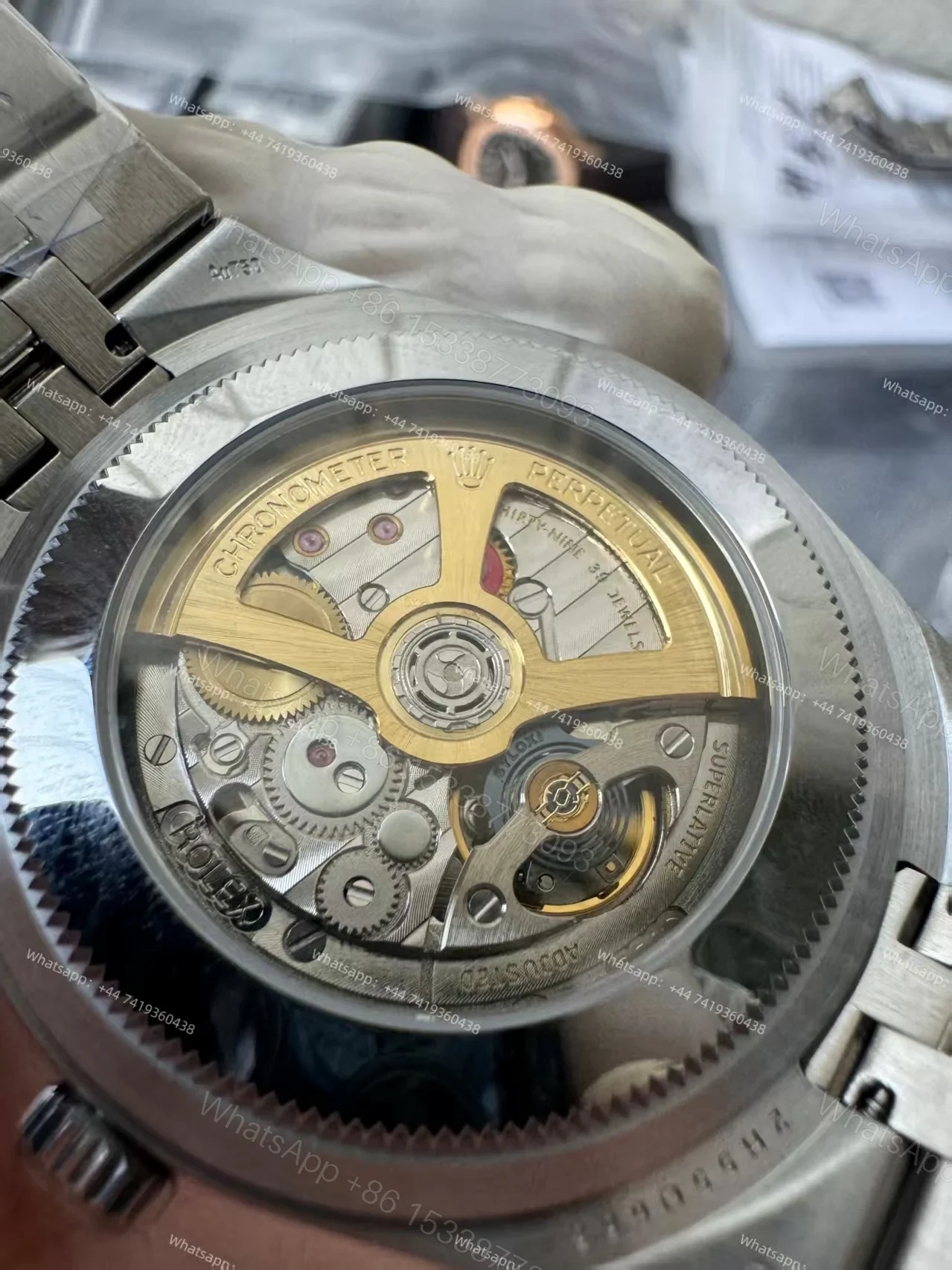 View 9 of Super Clone Rolex Land-Dweller M127334-0001 White Dial 7135 Movement 40mm