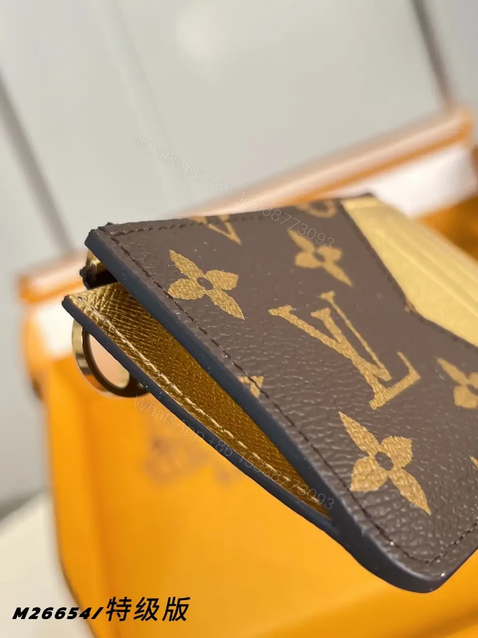 View 6 of Chic Monogram Cardholder: Compact Luxury Cardholder