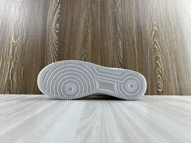 View 2 of White-White Gold Nike-Inspired Low-Top: Luxe Matte Leather Sneakers