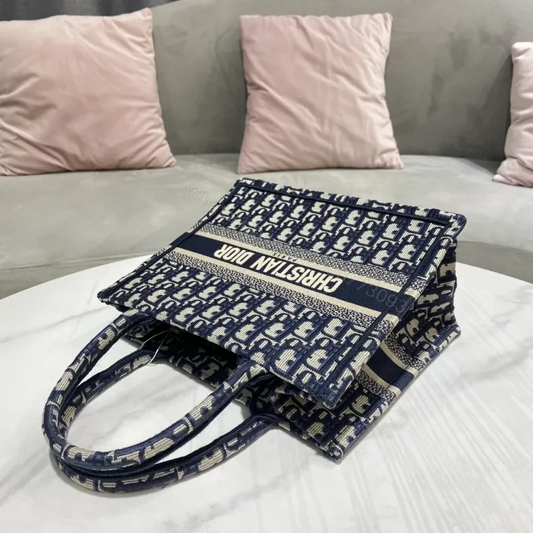 View 9 of Patterned Dior Monogram Tote â€” Structured Everyday Luxury Bag