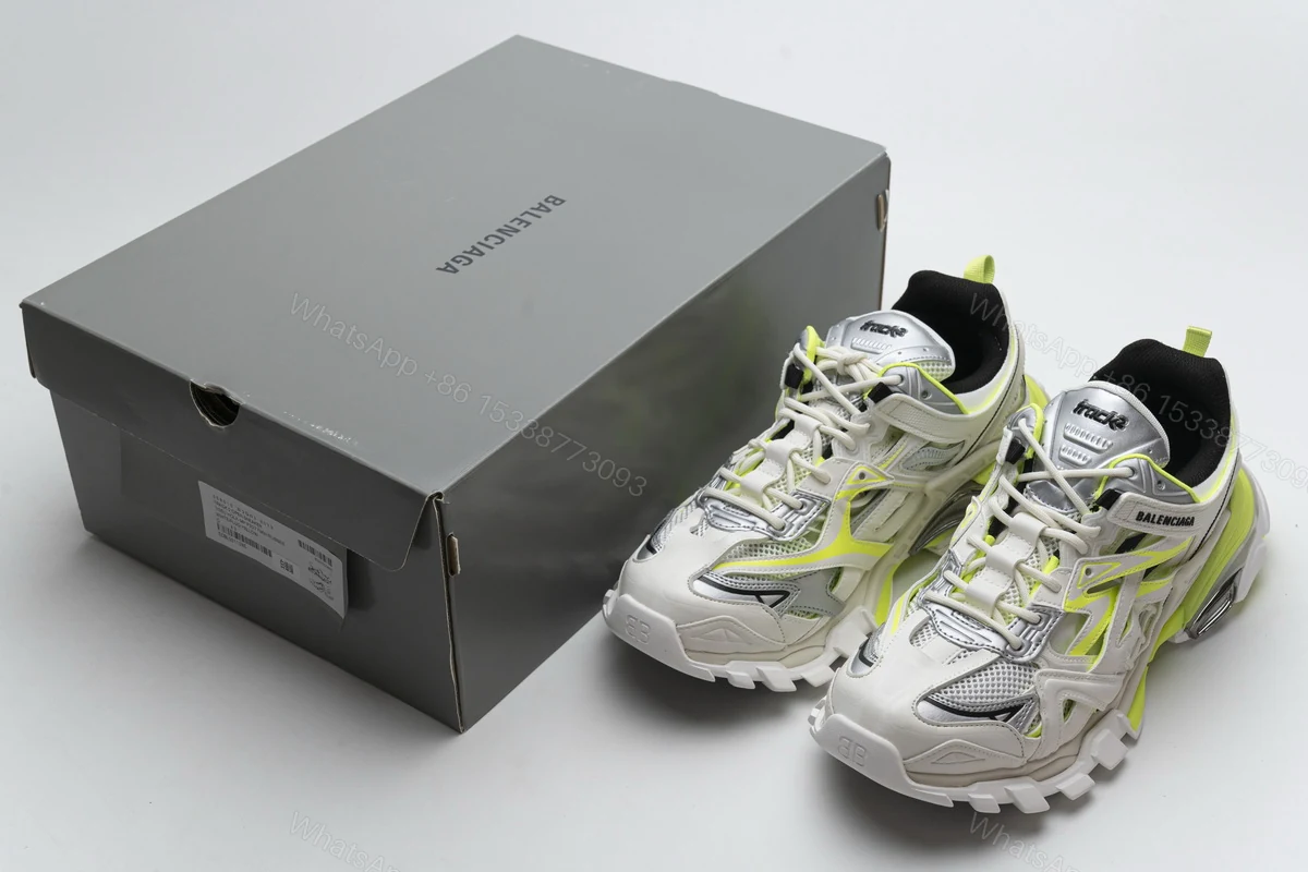 Balenciaga Track 2 Sneaker White Fluo Yellow 568515 W2ON3 9073 — view 2