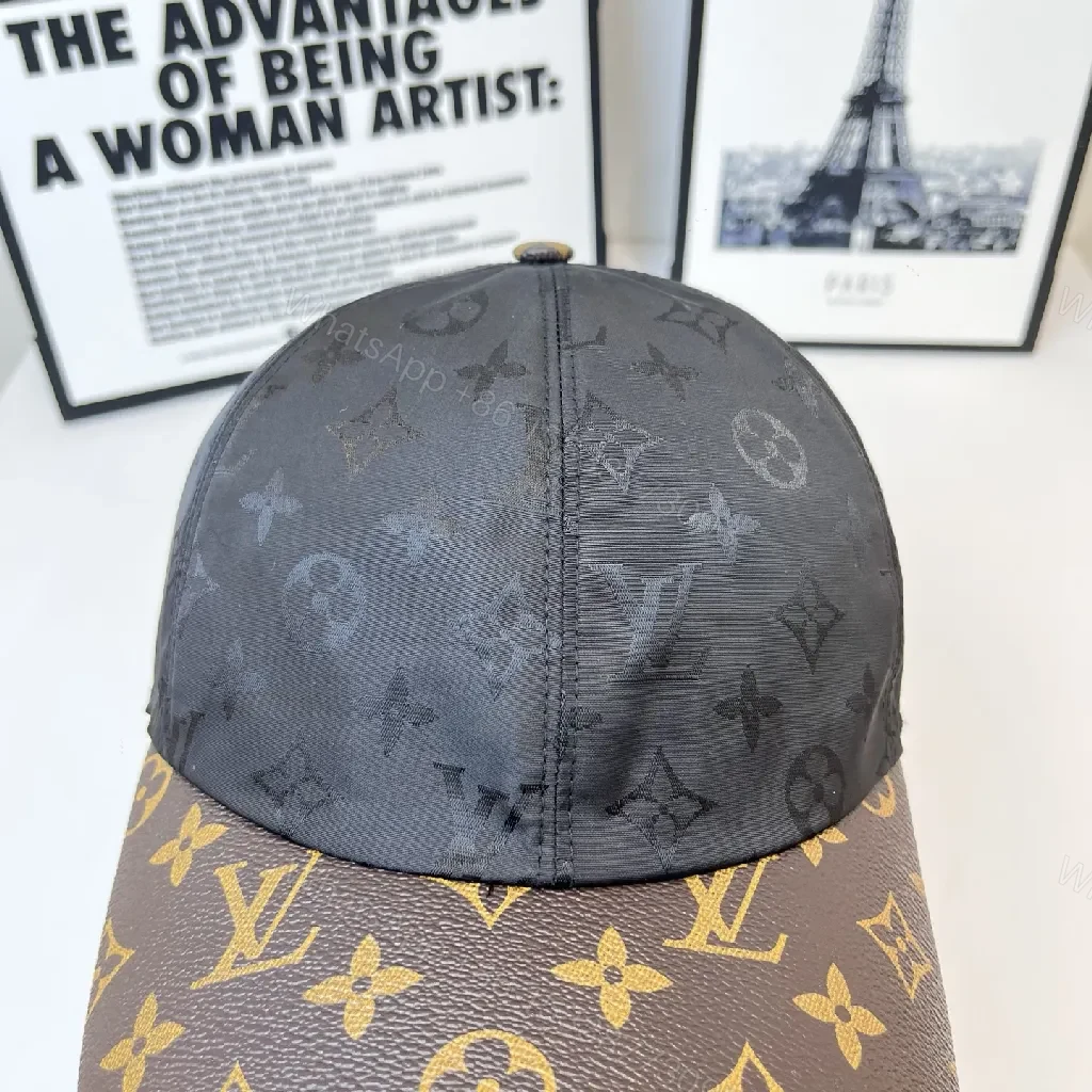 View 6 of Monogram Peak Cap: Modern Luxe, Signature Monogram Cap