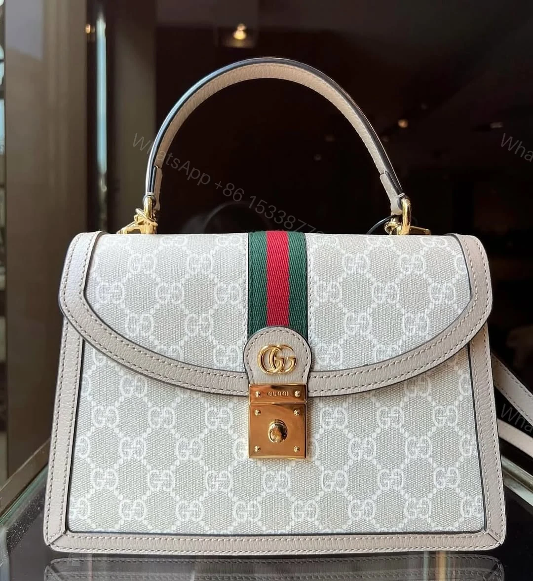 View 5 of First Copy Gucci Ophidia Top Handle Shoulder Bag