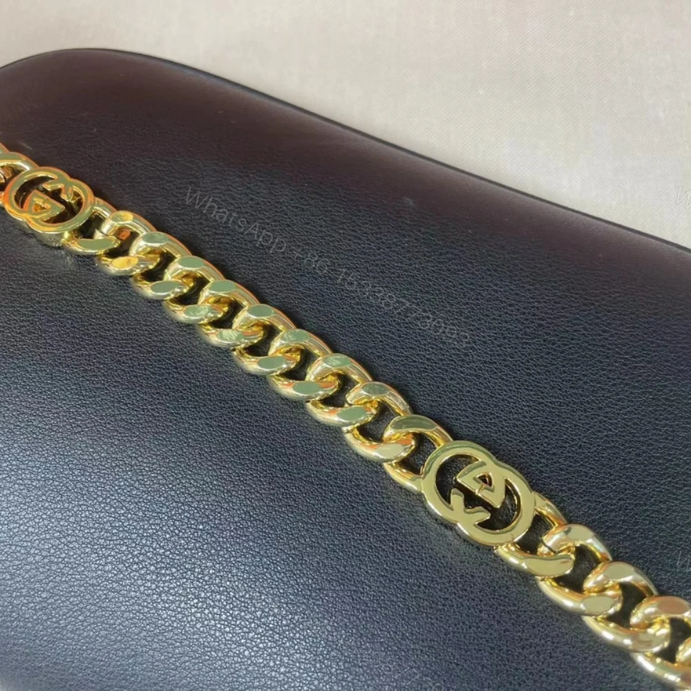 View 8 of Gucci Blondie Shoulder Bag Black 28Cm 699268 UXX0G 1000