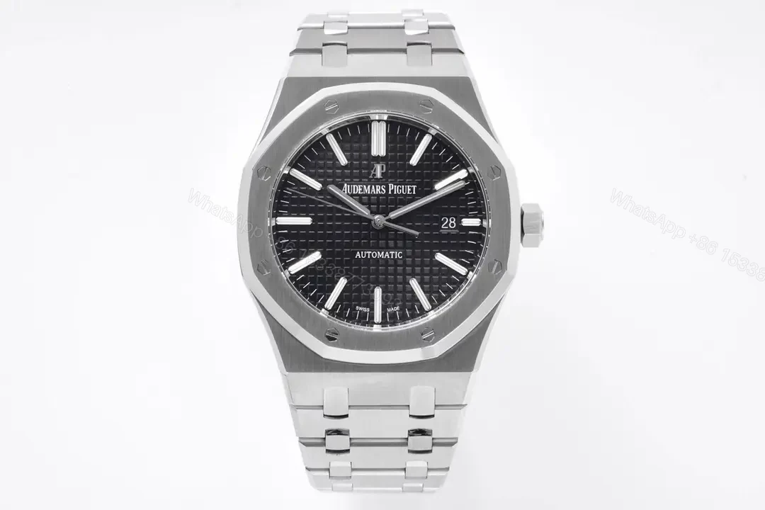 TWA Factory Audemars Piguet Royal Oak 15400V2 – Stainless Steel with Black Dial — view 1