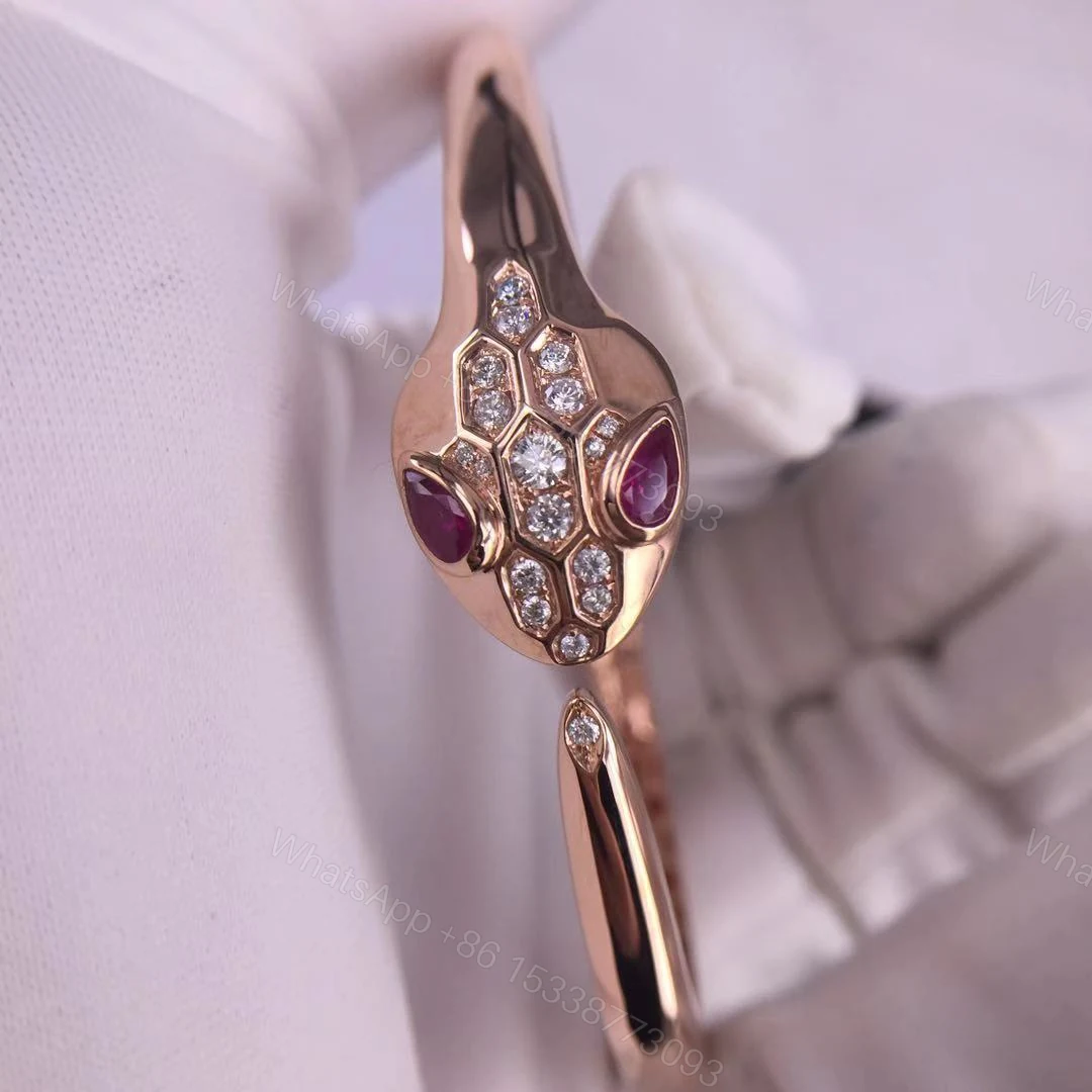View 6 of Bvlgari Serpenti 18k pink gold bracelet