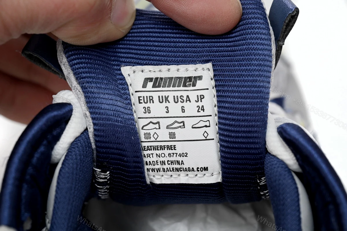 View 9 of Balenciaga Runner Bai Huang Lan 677402 W3RB5 9174