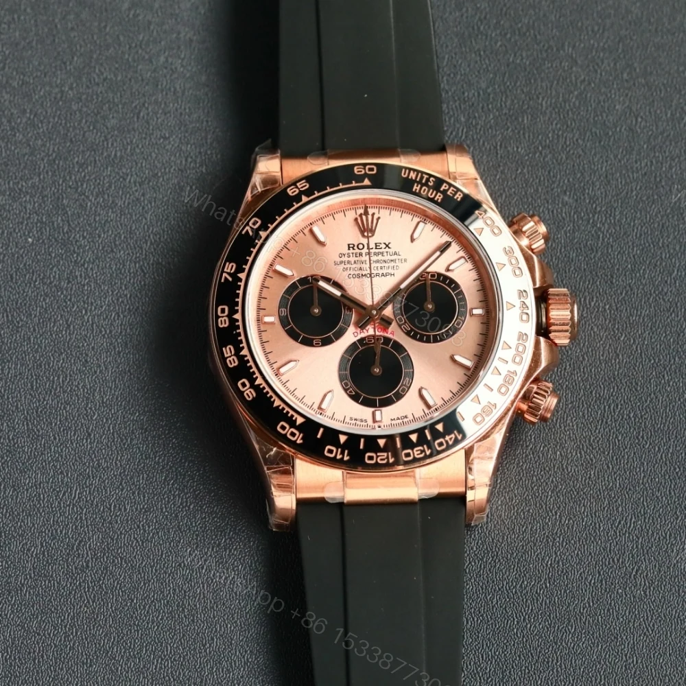 View 2 of Rolex Cosmograph Daytona Gold Everose Oysterflex 40Mm