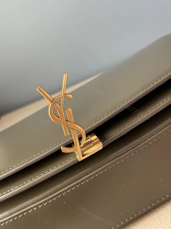View 6 of Structured Leather Shoulder Bag: Gold Hardware, Compact Style