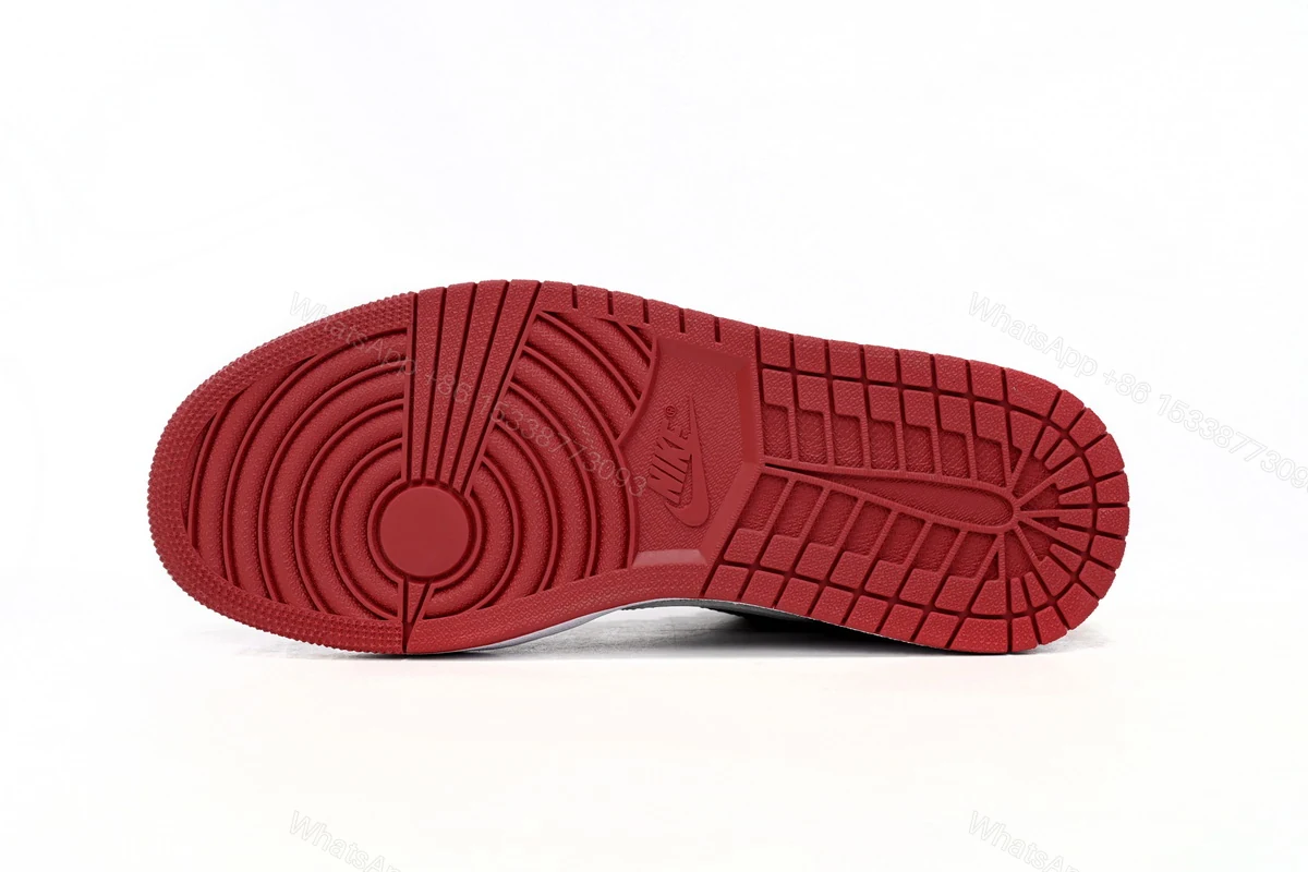 View 9 of Air Jordan 1 Low Retro Black Red 553558-066