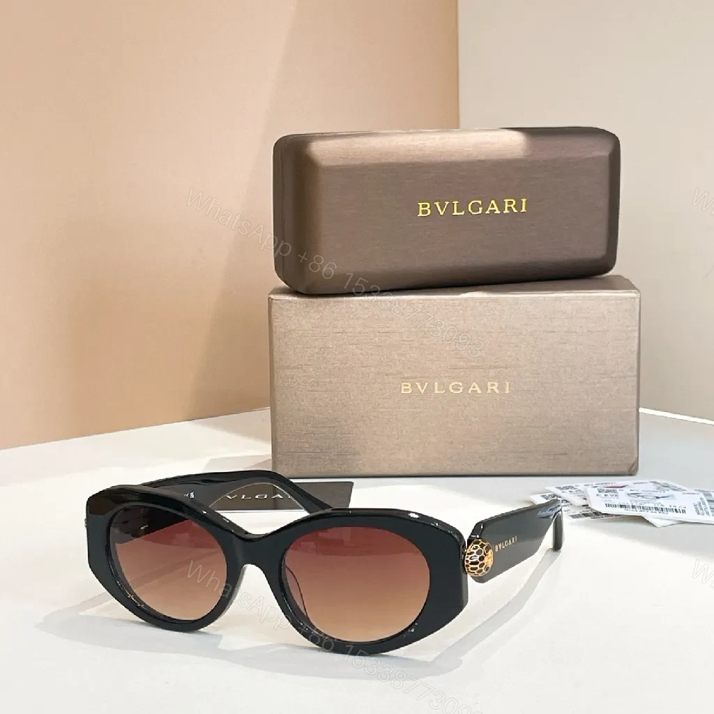 View 2 of Oversized Black Acetate Sunglasses with Gold Accents, Polarized UV400