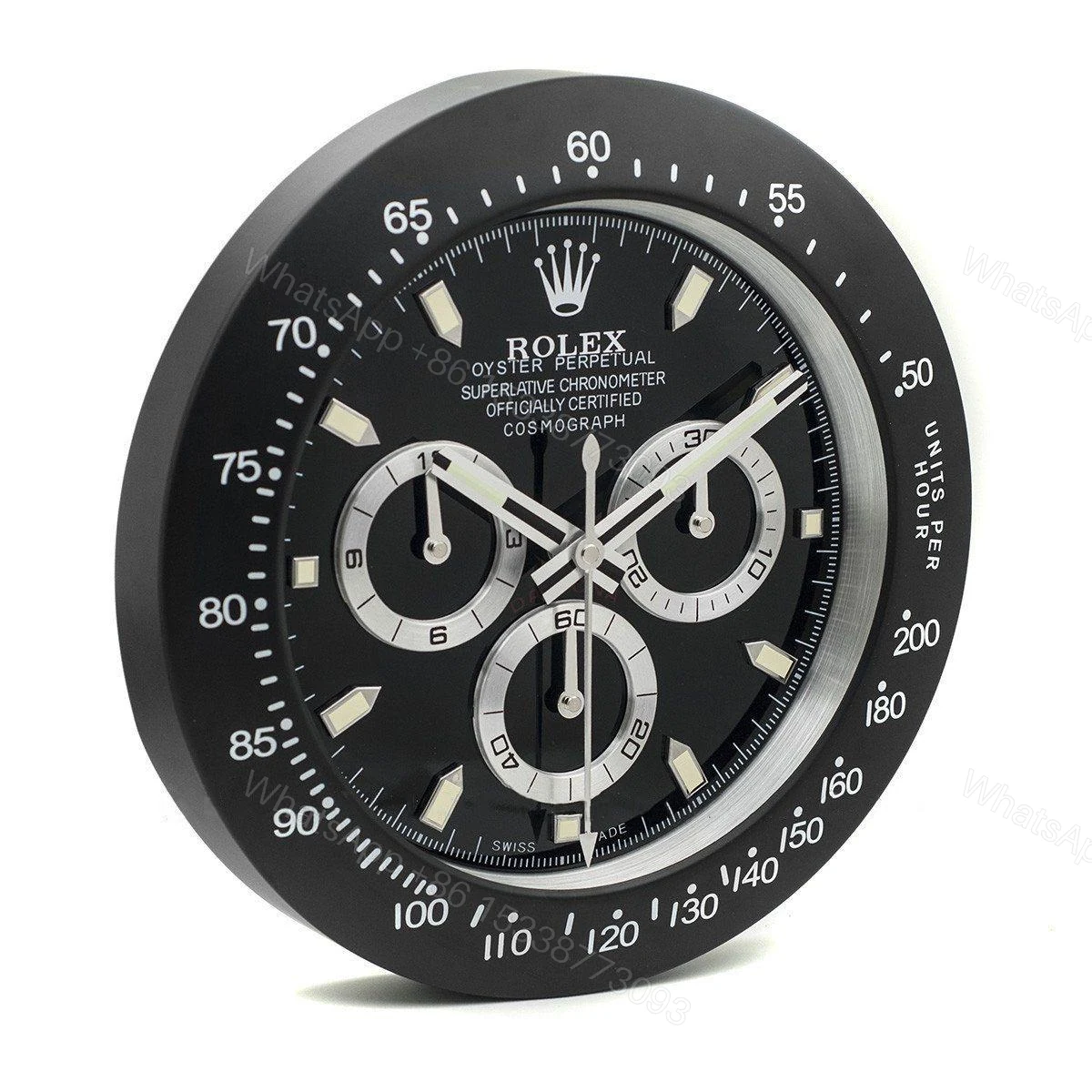 ROLEX WALL CLOCK – DAYTONA Reverse Panda — view 1