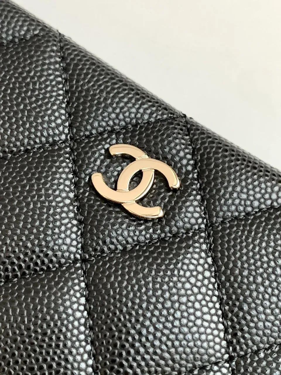 View 2 of Quilted Leather Mini Bag with Chain Strap - Black, Luxury Style