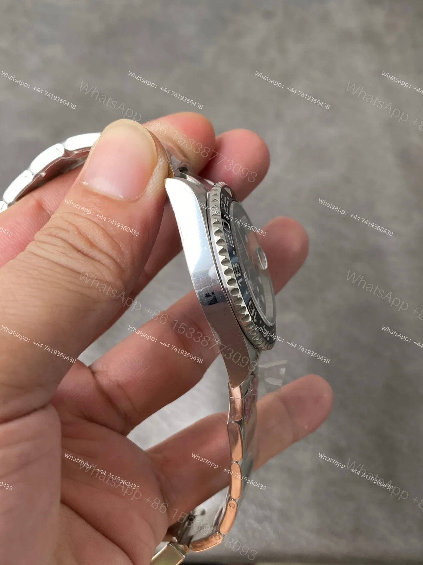 View 9 of Rolex Super Clone Watches 1:1 Black GMT-Master II 116710LN 3186 Movement