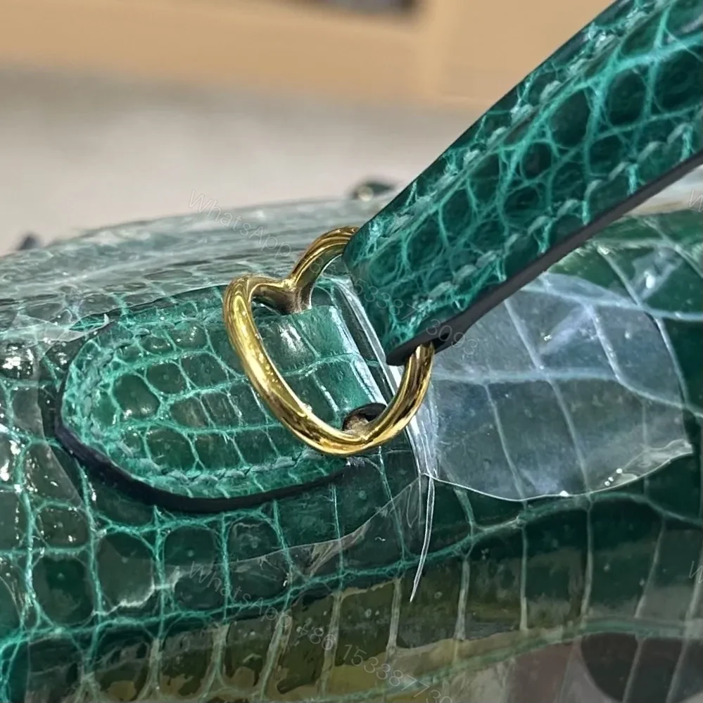 View 7 of Hermes Kelly 25cm Emerald Green Gold Hardware