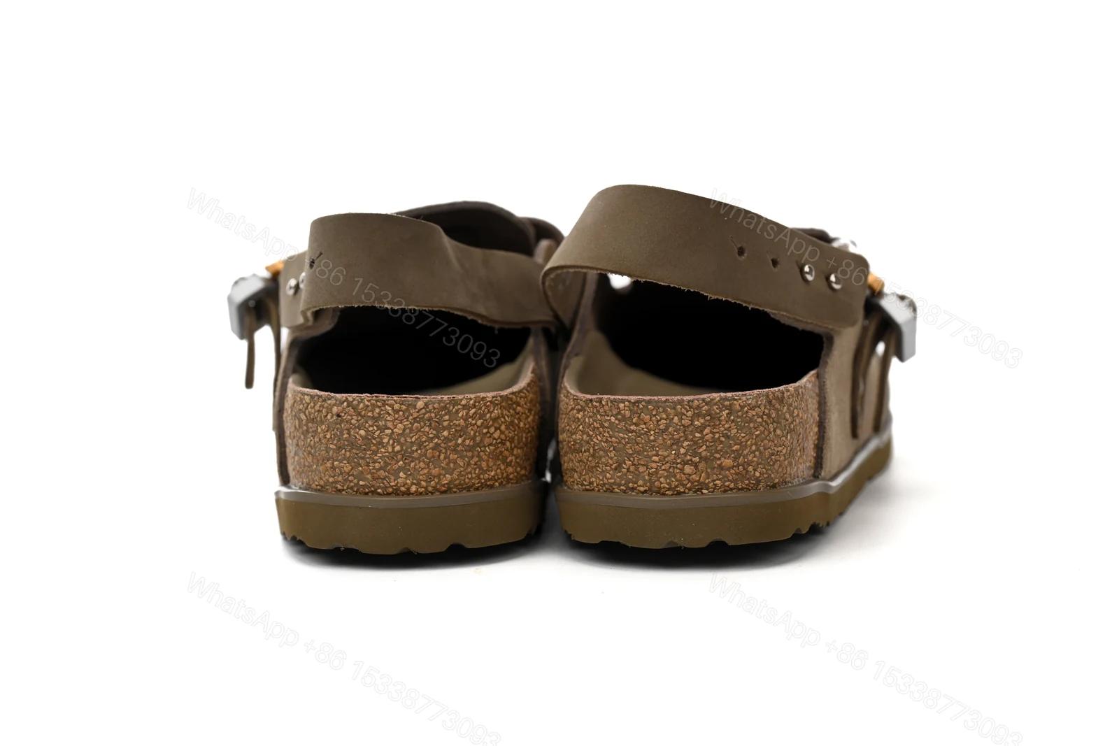 View 12 of Dior by Birkenstock Mule Tokio Khaki Nubuck Calfskin 3SA116ZSD_H620