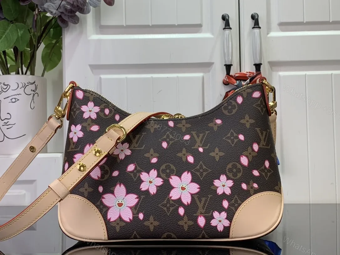 View 3 of Floral Monogram Messenger Bag: Couture Meets Everyday Luxury