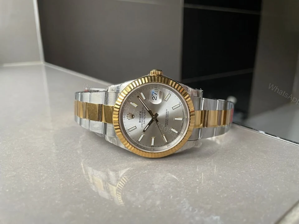 View 3 of VSF Factory 1:1 Rolex DateJust 41 126333 904L SS/YG Best Edition Silver Dial VS3235
