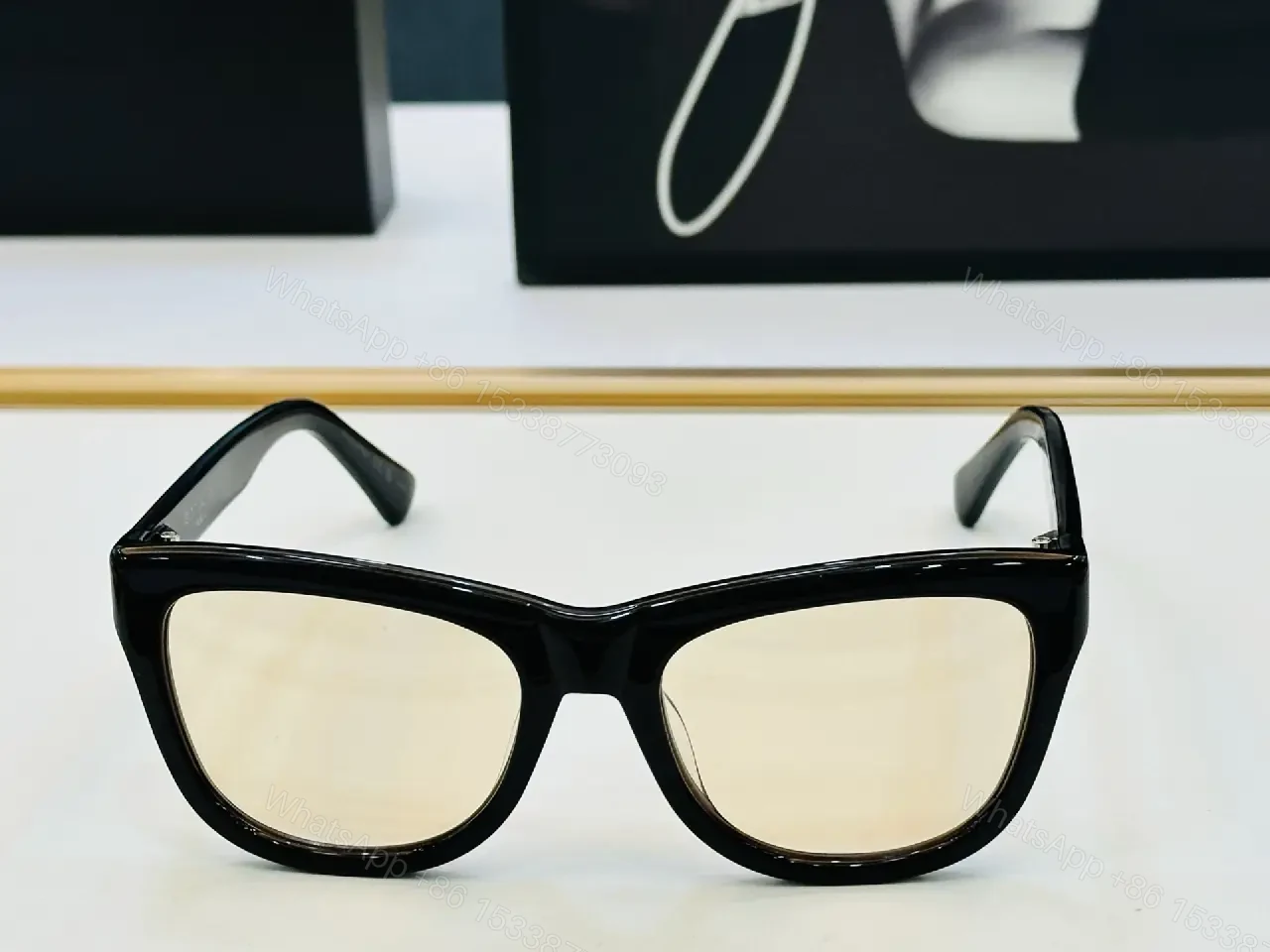 View 7 of Bold Black Acetate Sunglasses: Refined Everyday Luxury