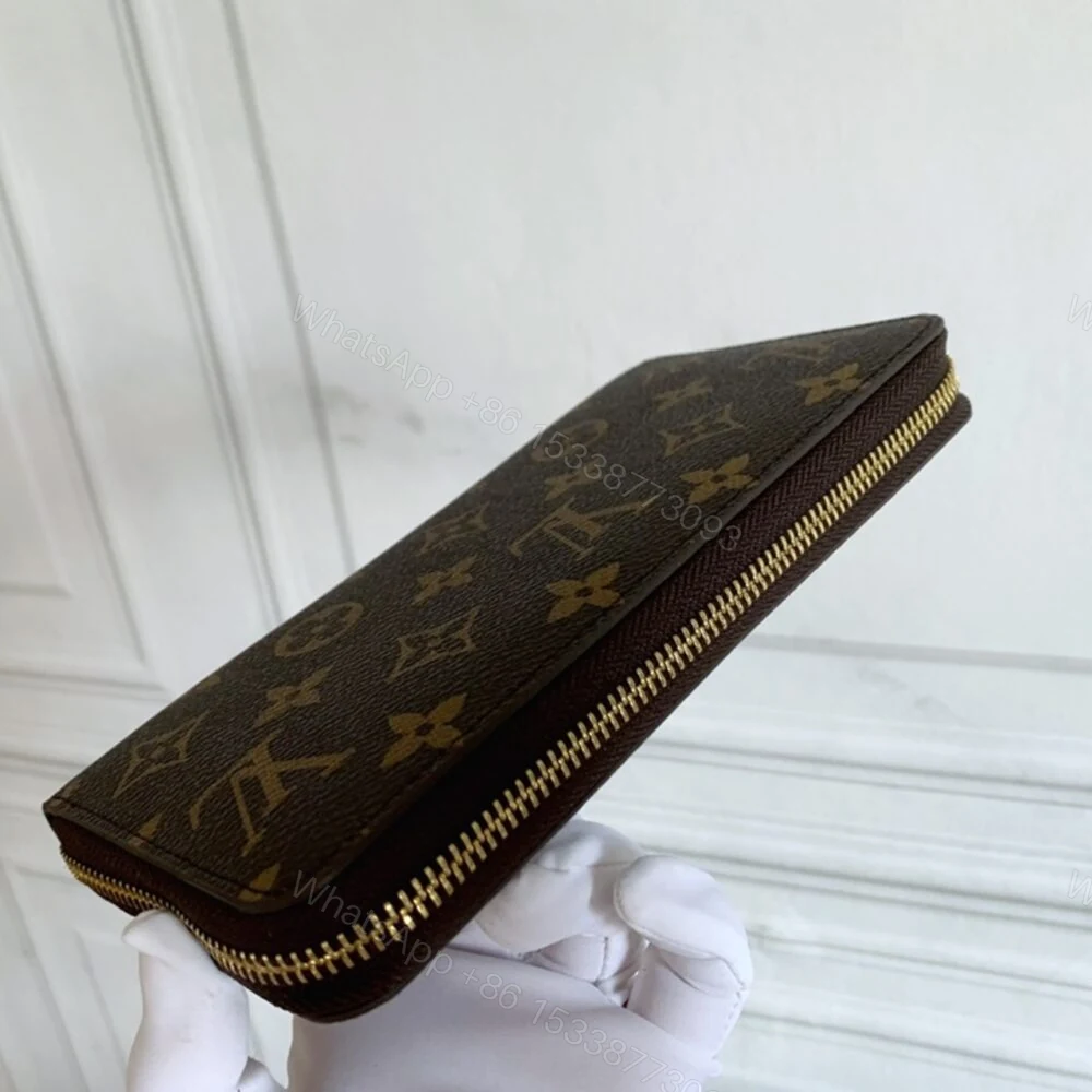 View 3 of Louis Vuitton Monogram Long Zippy Wallet Brown 19Cm M42616