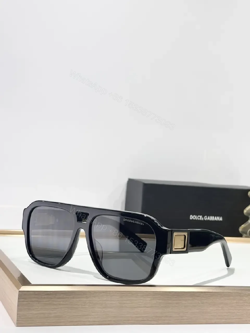 View 2 of Bold Acetate Sunglasses: Large-Frame Luxury UV Protection