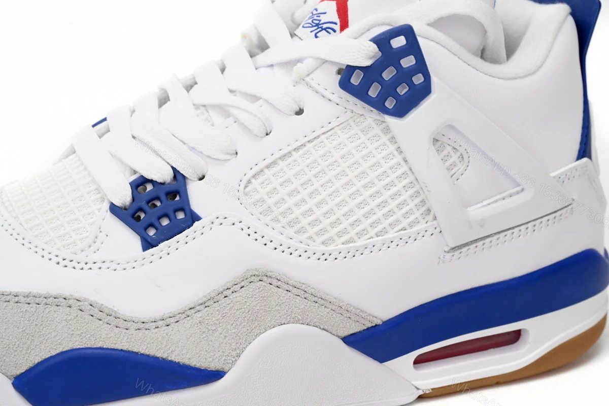 View 8 of Nike SB x Air Jordan 4 “Sapphire”Sapphire Blue DR5415-140 (Top Quality)