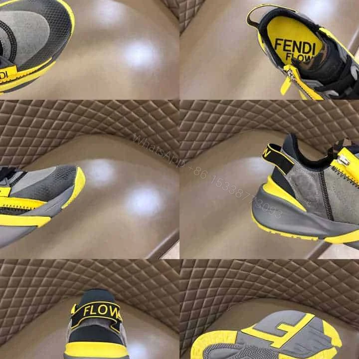 View 7 of FENDI CHUNKY LACE-UP TRAINERS – FD21