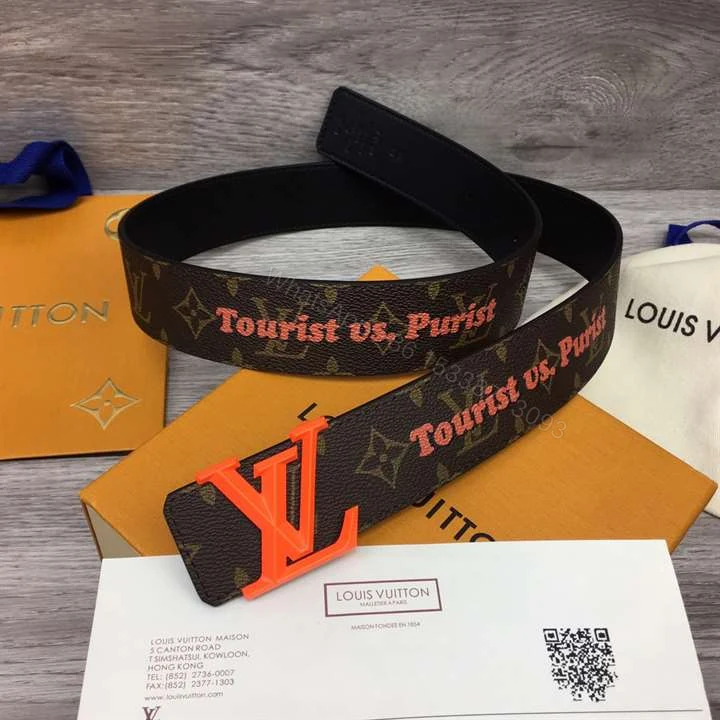View 10 of LOUIS VUITTON PYRAMIDE 40MM REVERSIBLE BELT MONOGRAM CANVAS RECTO SIDE – B76
