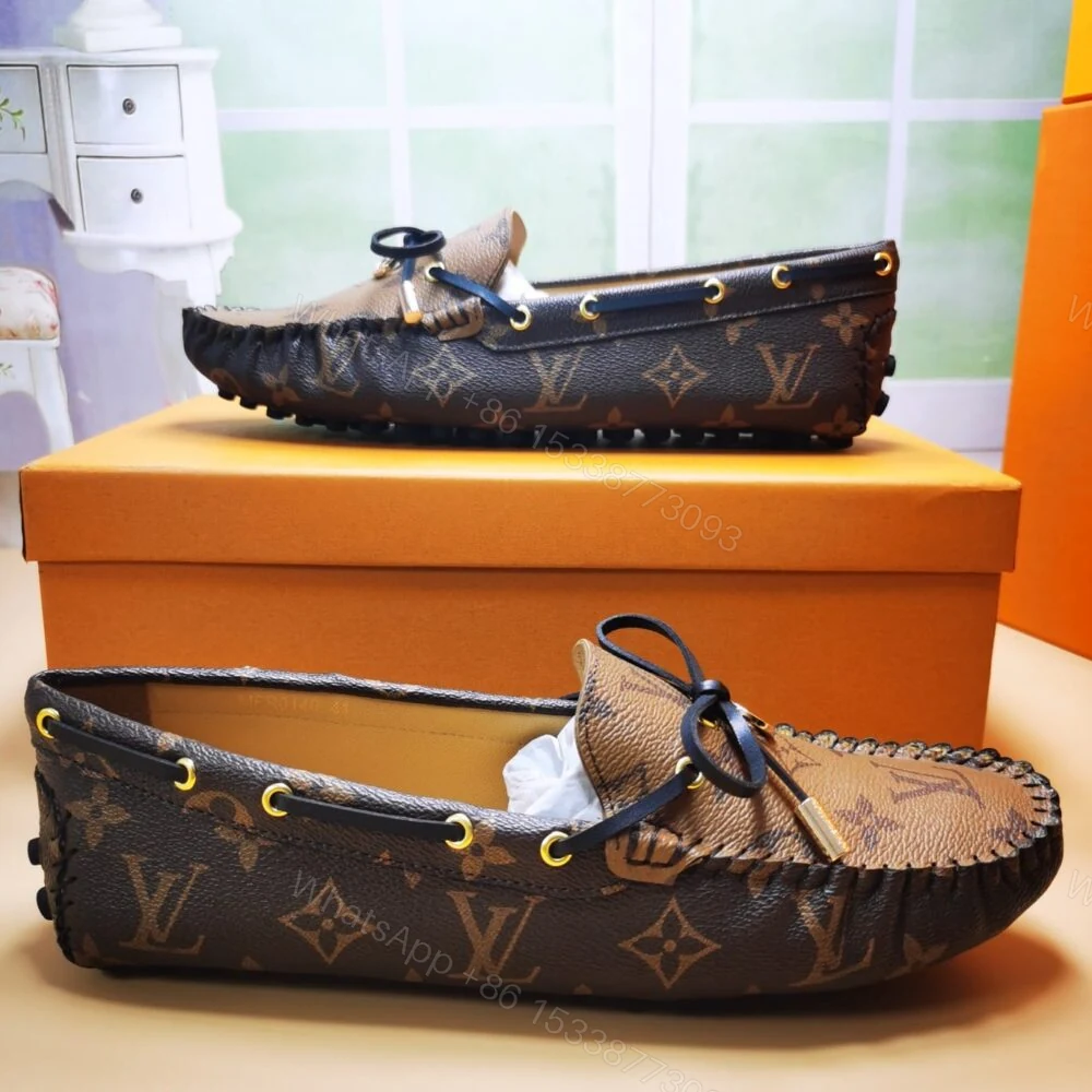 View 9 of Louis Vuitton Gloria Flat Loafers Brown 1ABV23