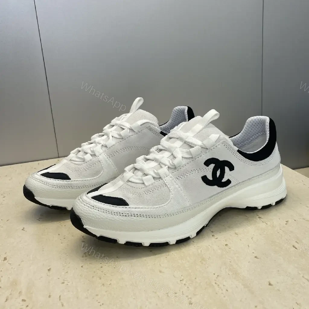 View 6 of White Leather Tech-Court Sneakers: Subtle Black Logo Accent, Comfort-focused