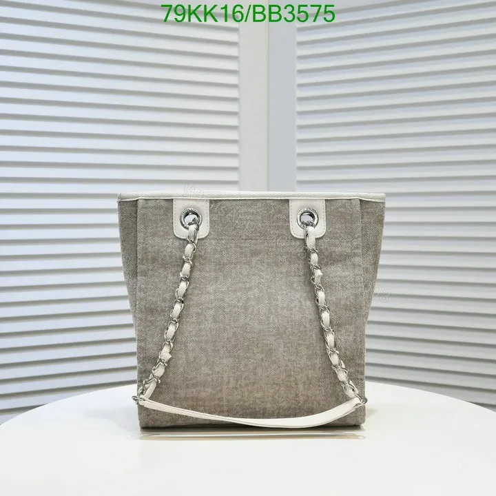 View 22 of Chanel Deauville Chain Black Tote Bag QL854 – Trendy and Functional