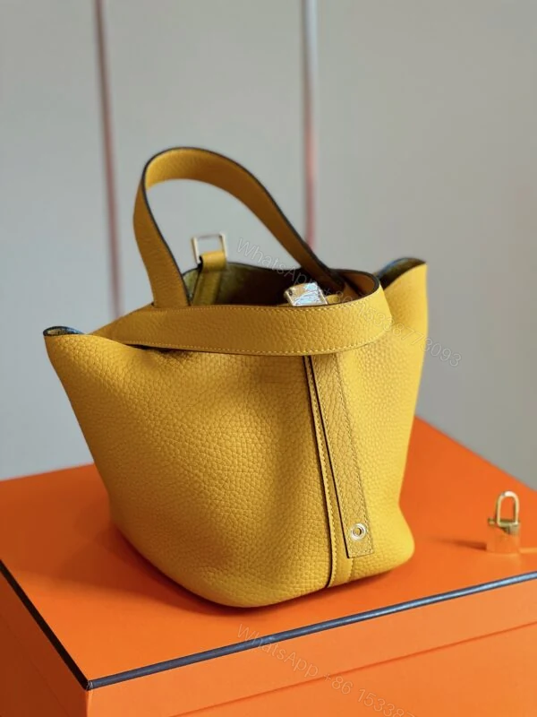 View 2 of Hermes Picotin 18 Yellow Togo leather Gold Hardware