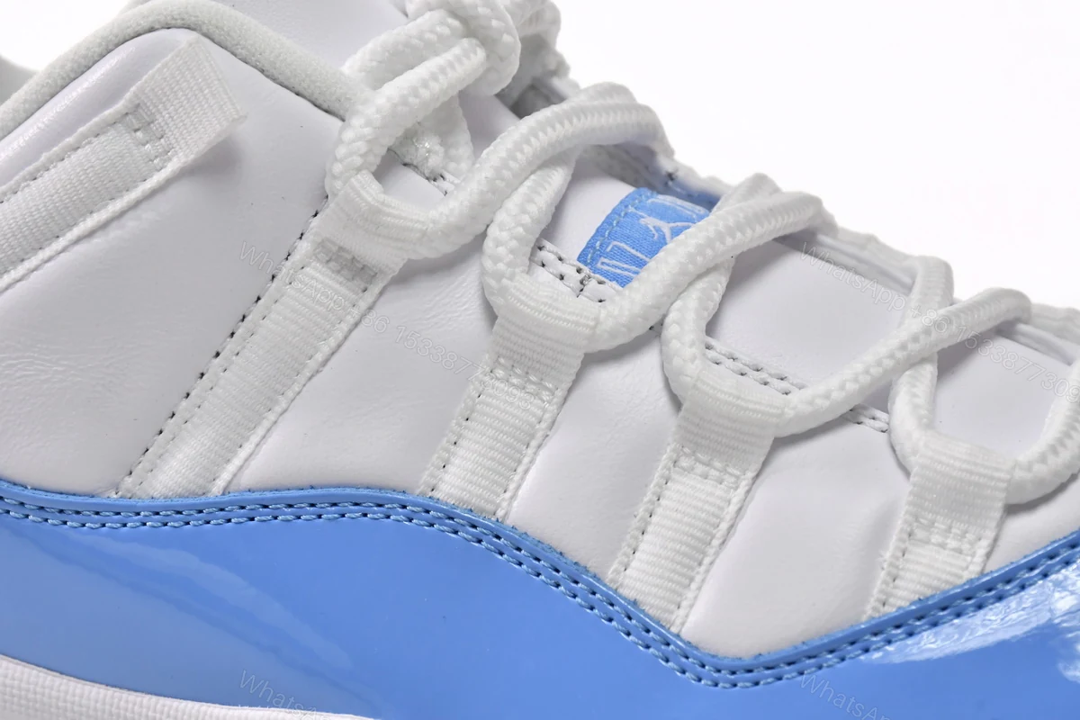 View 4 of Air Jordan 11 Retro Low University Blue 528895-106