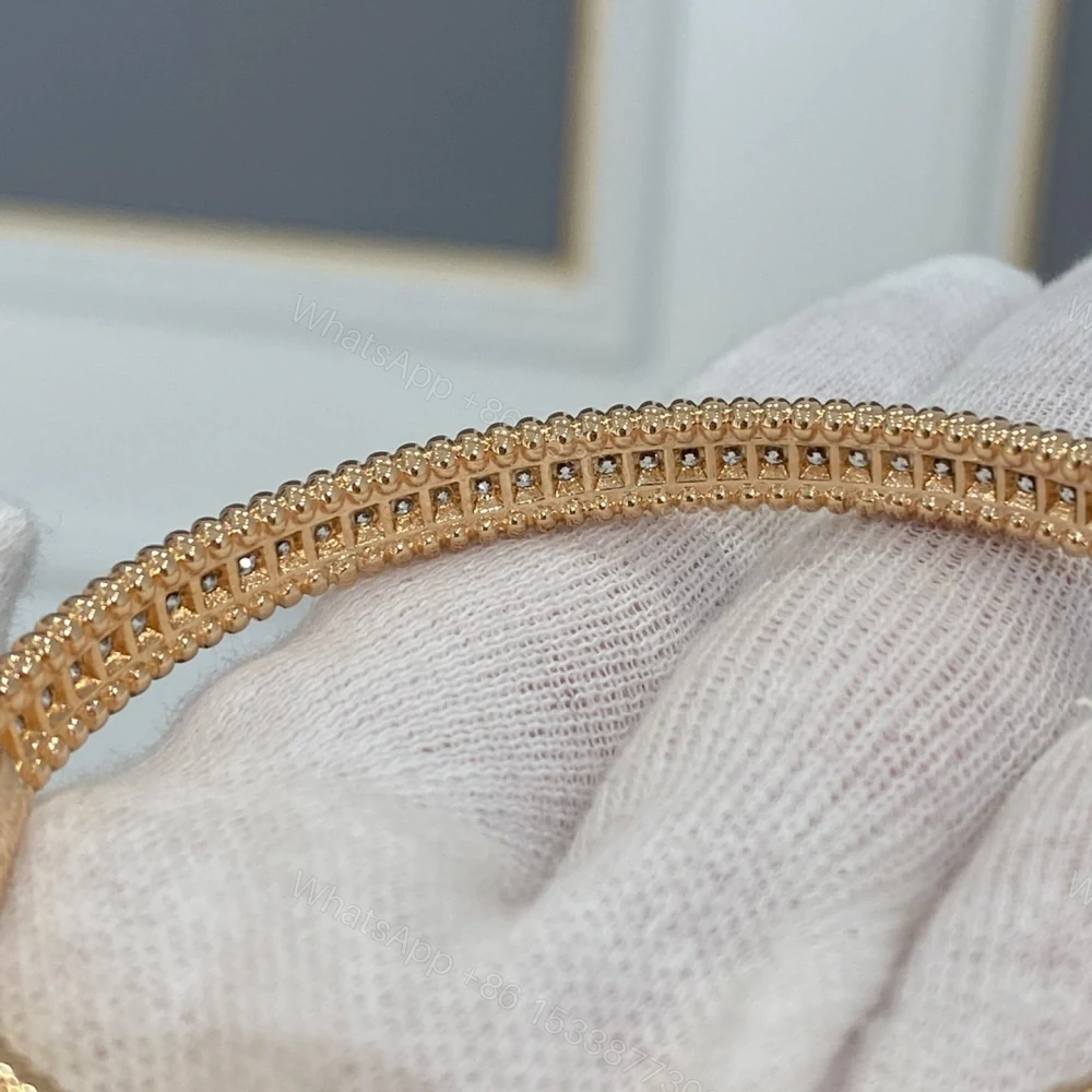 View 8 of 高仿首飾VanCleef&Arpels*RP27D00單排鑲鑽玫瑰金手鐲