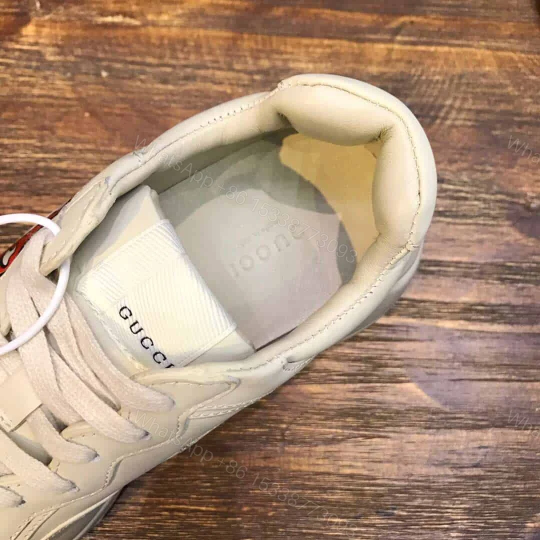 View 4 of GUCCI RHYTON SNEAKER WITH MOUTH PRINT